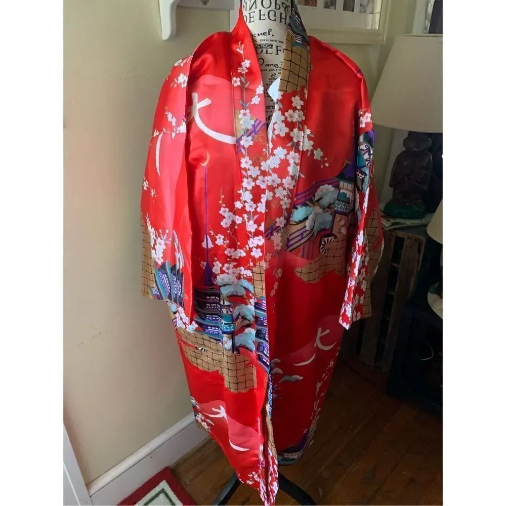 Women’s Satin Japanese Kimono
